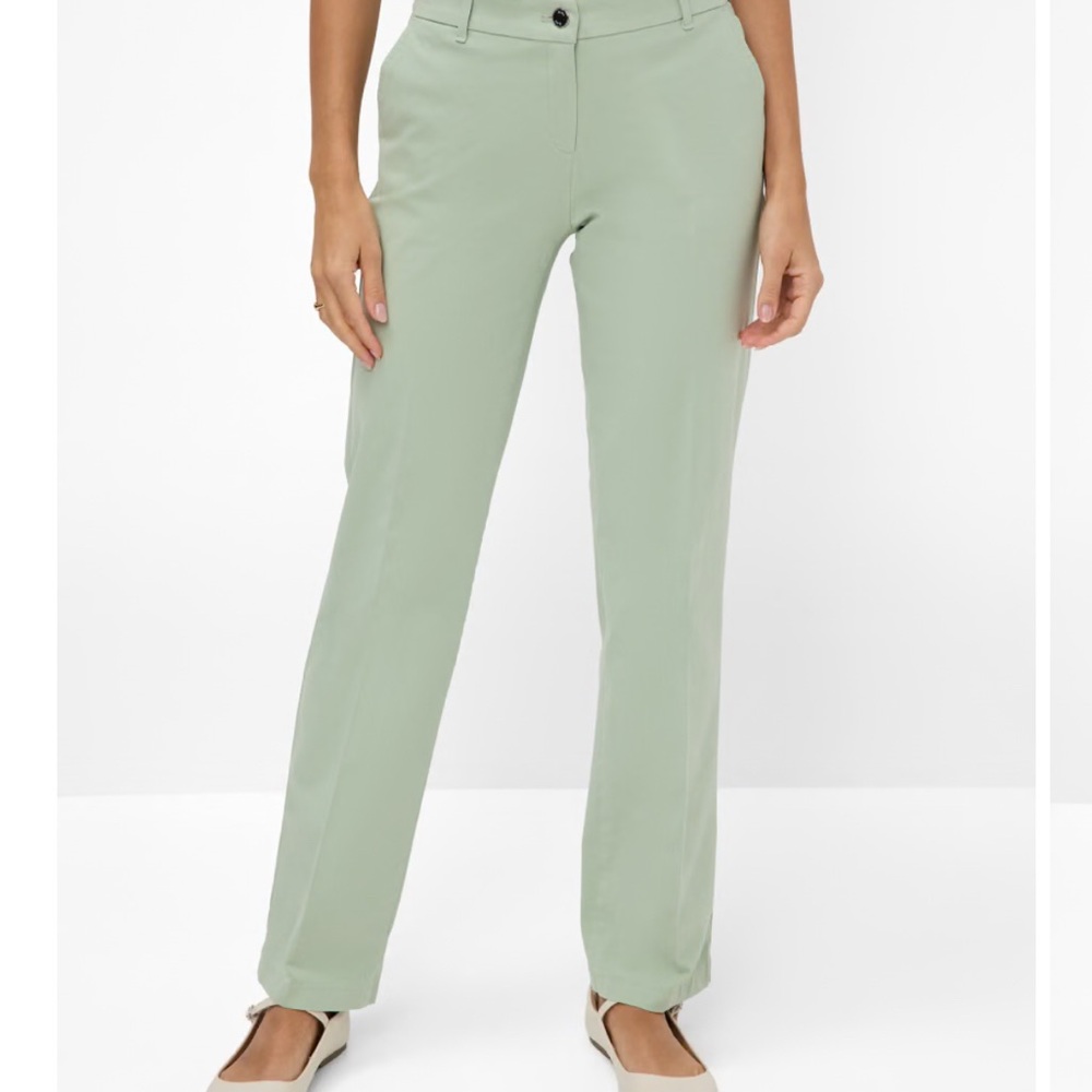 Talbots Green Relaxed Chino Pants Sz 4